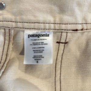 Cream color, wide leg. Like new